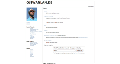 Desktop Screenshot of osiwanlan.de